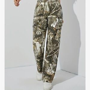 Women's Camouflage Boot Cut Pants